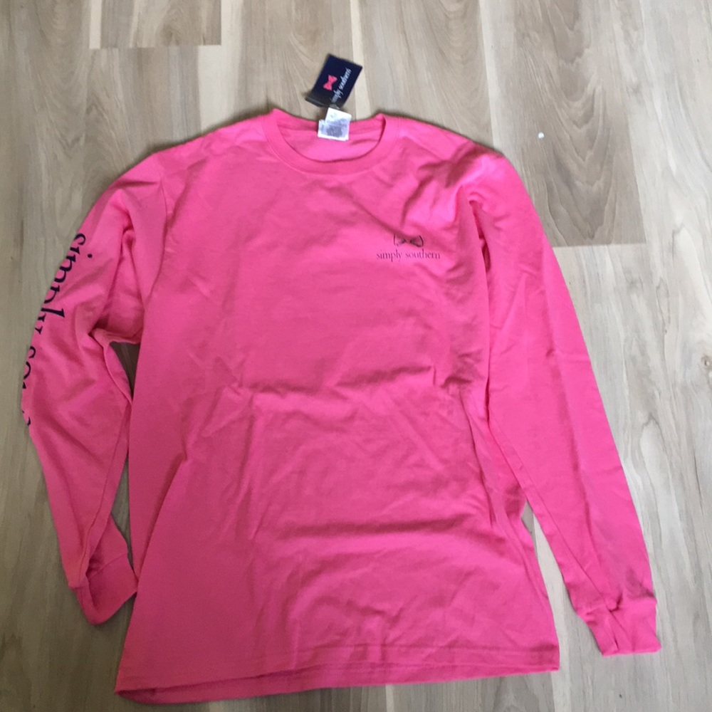Pink simply southern longsleeve shirt